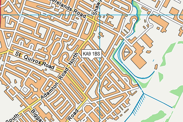 KA9 1BS map - OS VectorMap District (Ordnance Survey)