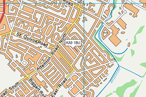 KA9 1BU map - OS VectorMap District (Ordnance Survey)