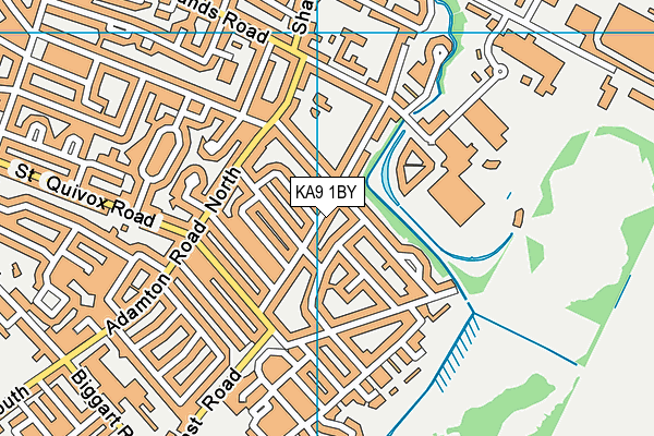 KA9 1BY map - OS VectorMap District (Ordnance Survey)