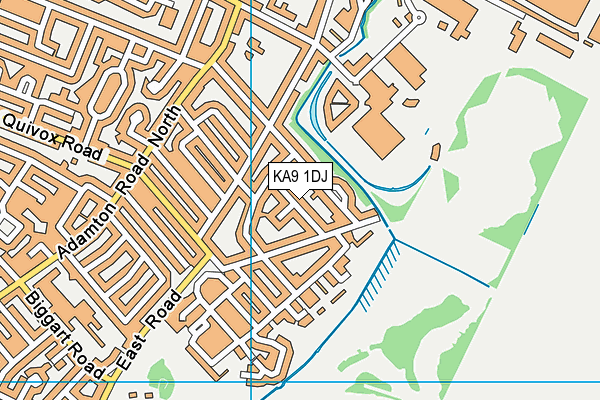 KA9 1DJ map - OS VectorMap District (Ordnance Survey)