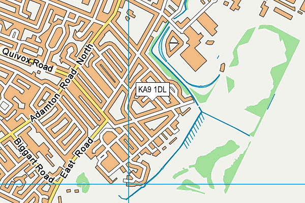 KA9 1DL map - OS VectorMap District (Ordnance Survey)