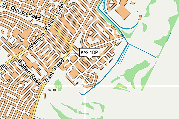 KA9 1DP map - OS VectorMap District (Ordnance Survey)