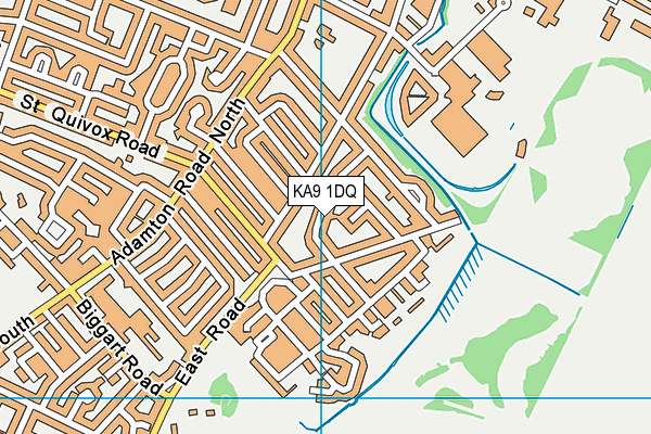 KA9 1DQ map - OS VectorMap District (Ordnance Survey)