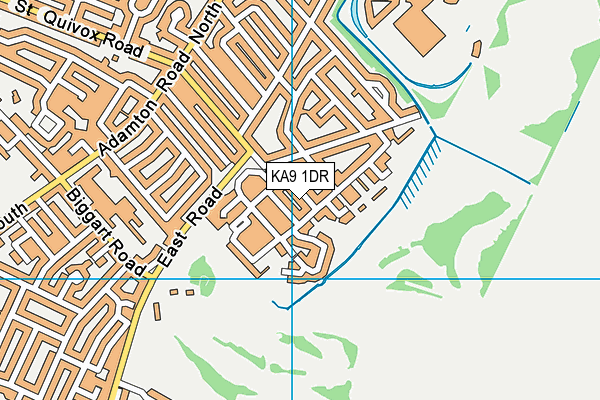 KA9 1DR map - OS VectorMap District (Ordnance Survey)