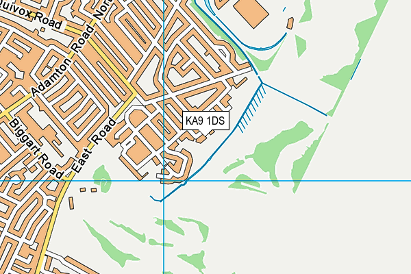 KA9 1DS map - OS VectorMap District (Ordnance Survey)
