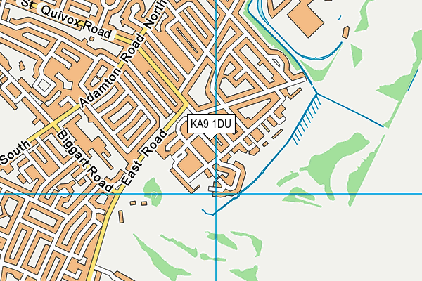 KA9 1DU map - OS VectorMap District (Ordnance Survey)