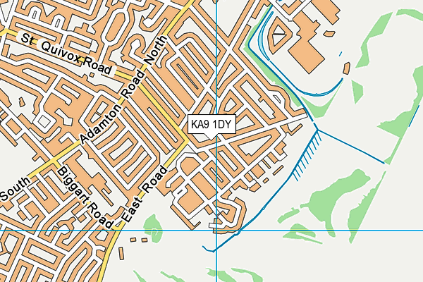 KA9 1DY map - OS VectorMap District (Ordnance Survey)