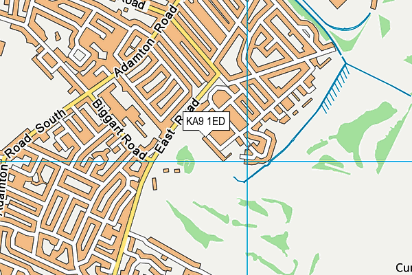 KA9 1ED map - OS VectorMap District (Ordnance Survey)