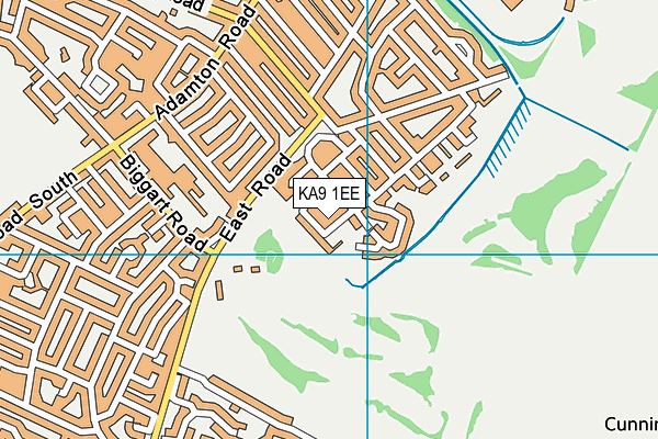 KA9 1EE map - OS VectorMap District (Ordnance Survey)