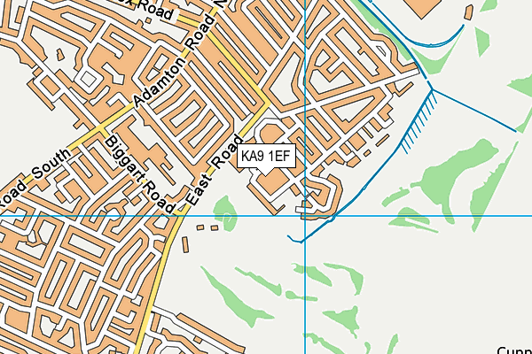 KA9 1EF map - OS VectorMap District (Ordnance Survey)
