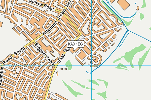 KA9 1EG map - OS VectorMap District (Ordnance Survey)