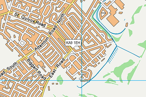 KA9 1EH map - OS VectorMap District (Ordnance Survey)