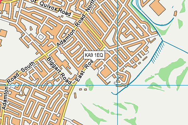 KA9 1EQ map - OS VectorMap District (Ordnance Survey)