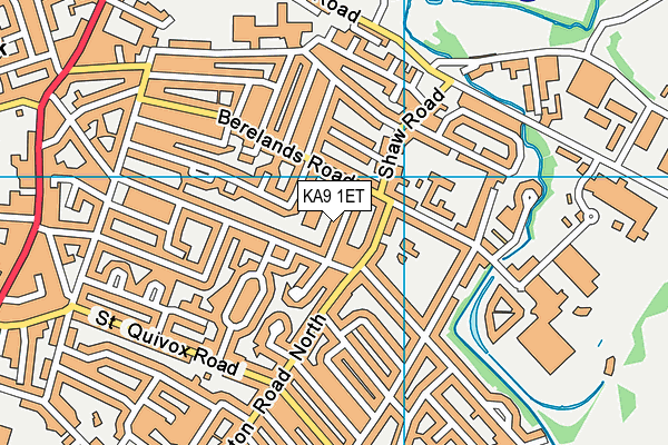 KA9 1ET map - OS VectorMap District (Ordnance Survey)