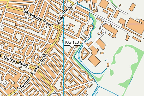 KA9 1EU map - OS VectorMap District (Ordnance Survey)