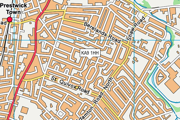 KA9 1HH map - OS VectorMap District (Ordnance Survey)