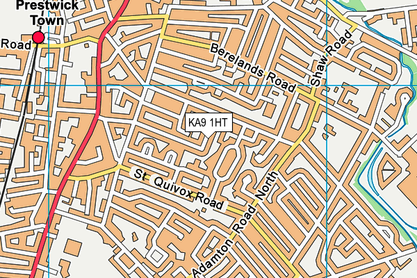 KA9 1HT map - OS VectorMap District (Ordnance Survey)