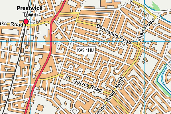 KA9 1HU map - OS VectorMap District (Ordnance Survey)