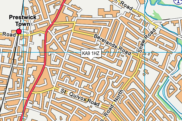 KA9 1HZ map - OS VectorMap District (Ordnance Survey)