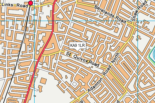 KA9 1LR map - OS VectorMap District (Ordnance Survey)