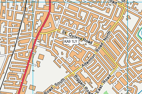 KA9 1LY map - OS VectorMap District (Ordnance Survey)
