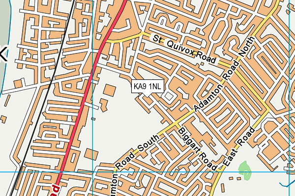 KA9 1NL map - OS VectorMap District (Ordnance Survey)