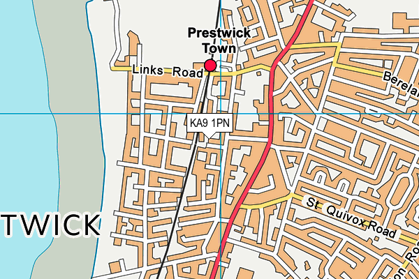 KA9 1PN map - OS VectorMap District (Ordnance Survey)