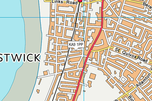 KA9 1PP map - OS VectorMap District (Ordnance Survey)