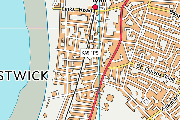 KA9 1PS map - OS VectorMap District (Ordnance Survey)