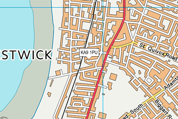 KA9 1PU map - OS VectorMap District (Ordnance Survey)