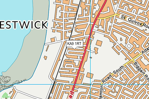 KA9 1RT map - OS VectorMap District (Ordnance Survey)