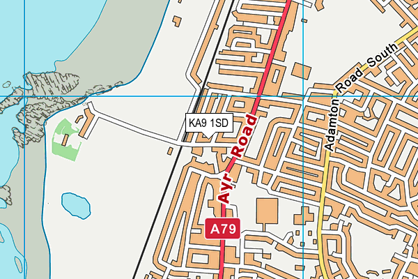KA9 1SD map - OS VectorMap District (Ordnance Survey)