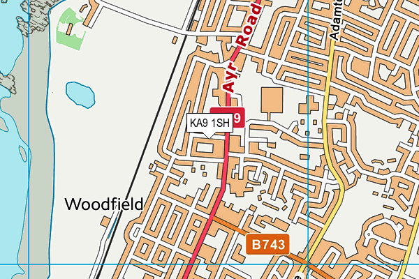 KA9 1SH map - OS VectorMap District (Ordnance Survey)