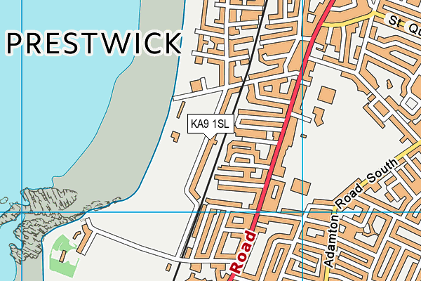 KA9 1SL map - OS VectorMap District (Ordnance Survey)