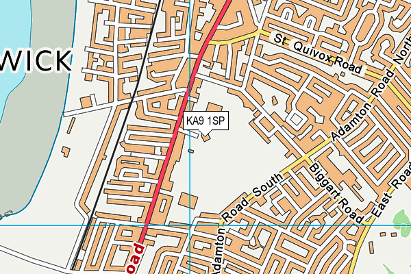 KA9 1SP map - OS VectorMap District (Ordnance Survey)
