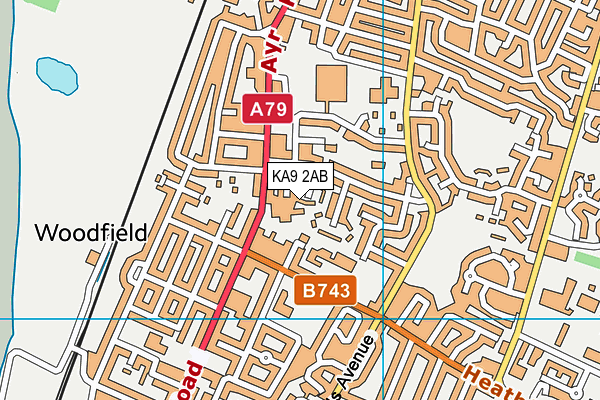 KA9 2AB map - OS VectorMap District (Ordnance Survey)