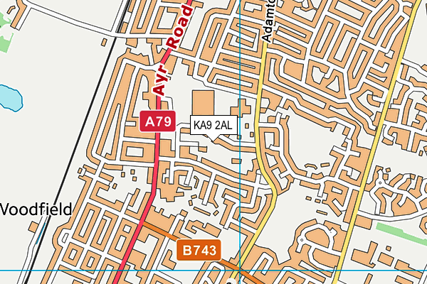 KA9 2AL map - OS VectorMap District (Ordnance Survey)
