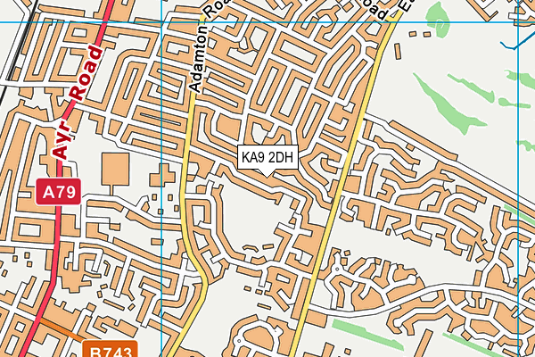 KA9 2DH map - OS VectorMap District (Ordnance Survey)