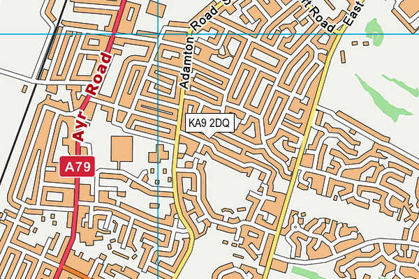 KA9 2DQ map - OS VectorMap District (Ordnance Survey)