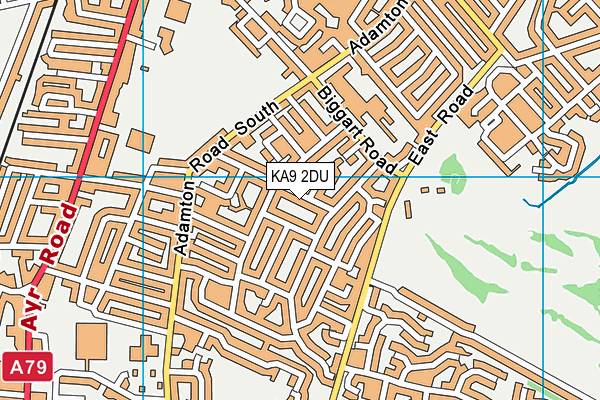 KA9 2DU map - OS VectorMap District (Ordnance Survey)