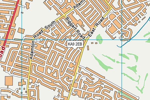 KA9 2EB map - OS VectorMap District (Ordnance Survey)