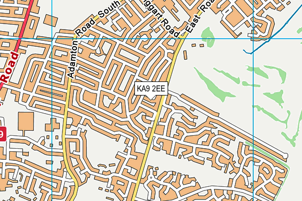 KA9 2EE map - OS VectorMap District (Ordnance Survey)
