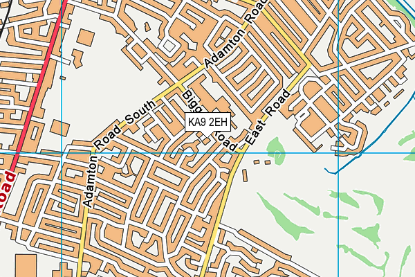 KA9 2EH map - OS VectorMap District (Ordnance Survey)