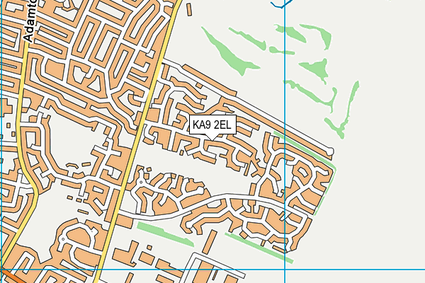 KA9 2EL map - OS VectorMap District (Ordnance Survey)