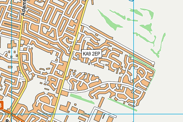 KA9 2EP map - OS VectorMap District (Ordnance Survey)
