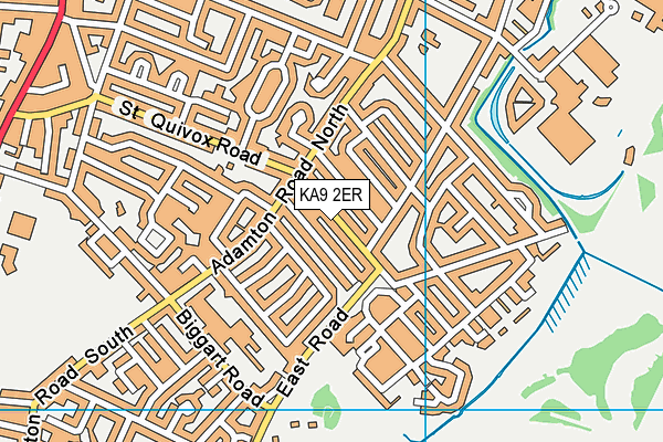 KA9 2ER map - OS VectorMap District (Ordnance Survey)