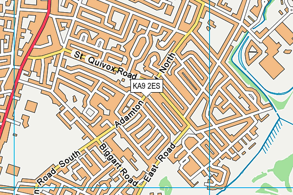 KA9 2ES map - OS VectorMap District (Ordnance Survey)