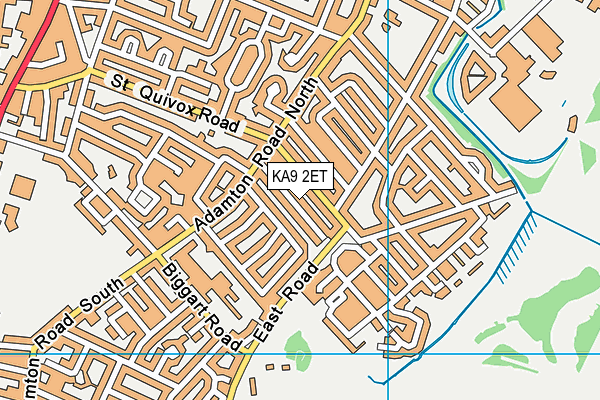 KA9 2ET map - OS VectorMap District (Ordnance Survey)