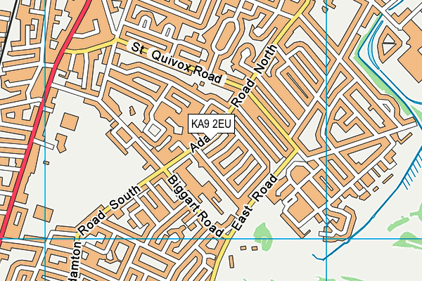 KA9 2EU map - OS VectorMap District (Ordnance Survey)