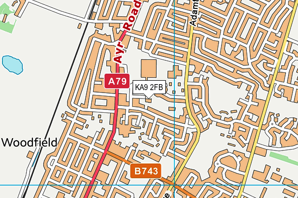 KA9 2FB map - OS VectorMap District (Ordnance Survey)